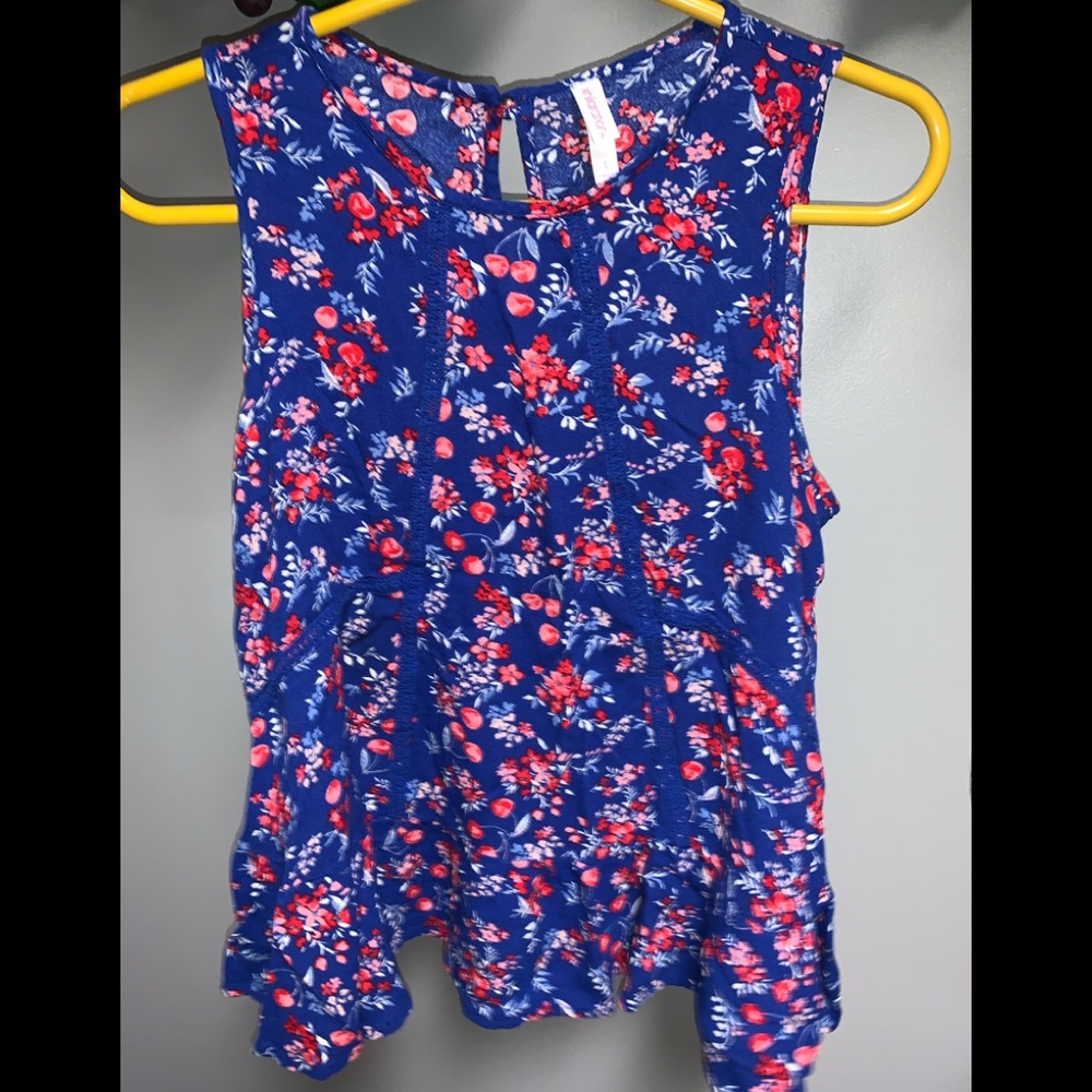 XHILARATION Women’s Size‎ Large Floral Flowy Tank